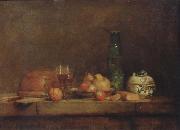 Jean Baptiste Simeon Chardin Style life with olive glass Sweden oil painting reproduction